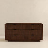 The Lola Mid Century Modern Walnut Dresser With 6 Drawers Era and Style Inspired Home Décor 3