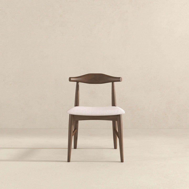 The Damian Solid Wood Beige Dining Chair Era and Style Inspired Home Décor 4