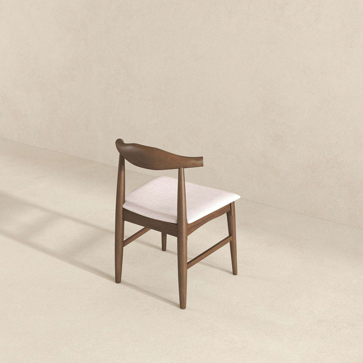 The Damian Solid Wood Beige Dining Chair Era and Style Inspired Home Décor 2