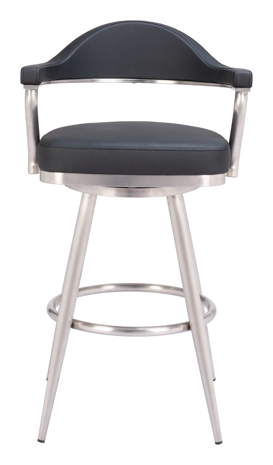 The Vagur Swivel Barstool Black  Era and Style Inspired Home Decor 1