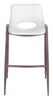 The Desi Barstool (Set of 2) White & Walnut  Era and Style Inspired Home Decor 1