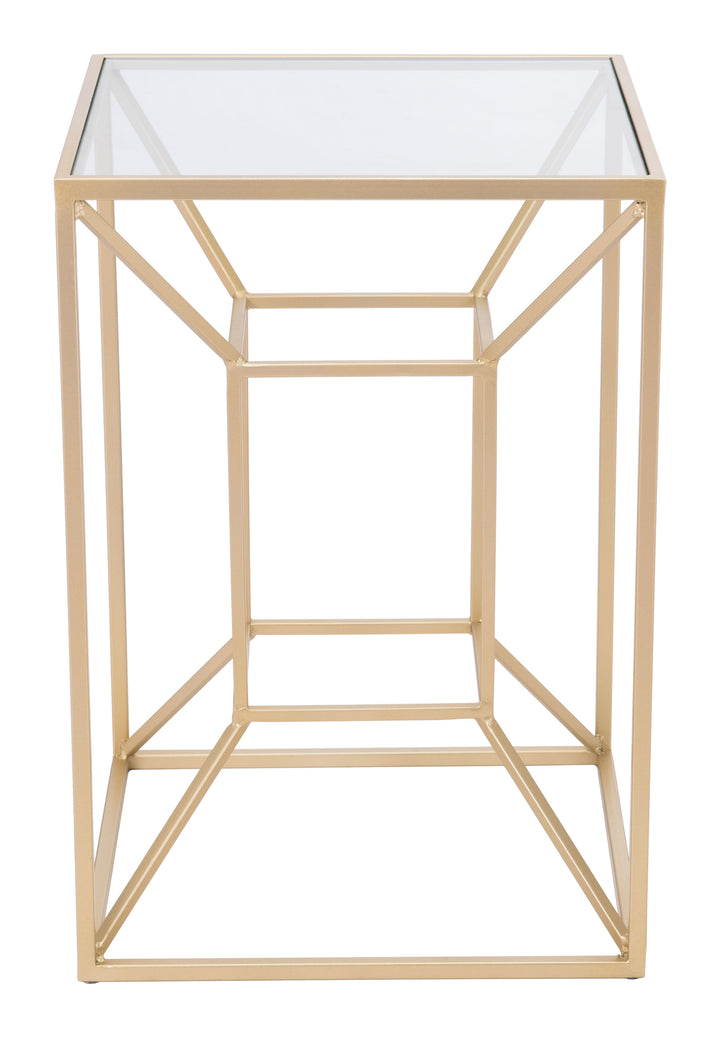 The Canyon Side Table Gold  Era and Style Inspired Home Decor 1