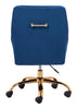 The Madelaine Office Chair Navy Blue & Gold  Era and Style Inspired Home Decor 1