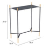 The Austin Side Table Black & Gold  Era and Style Inspired Home Decor 1