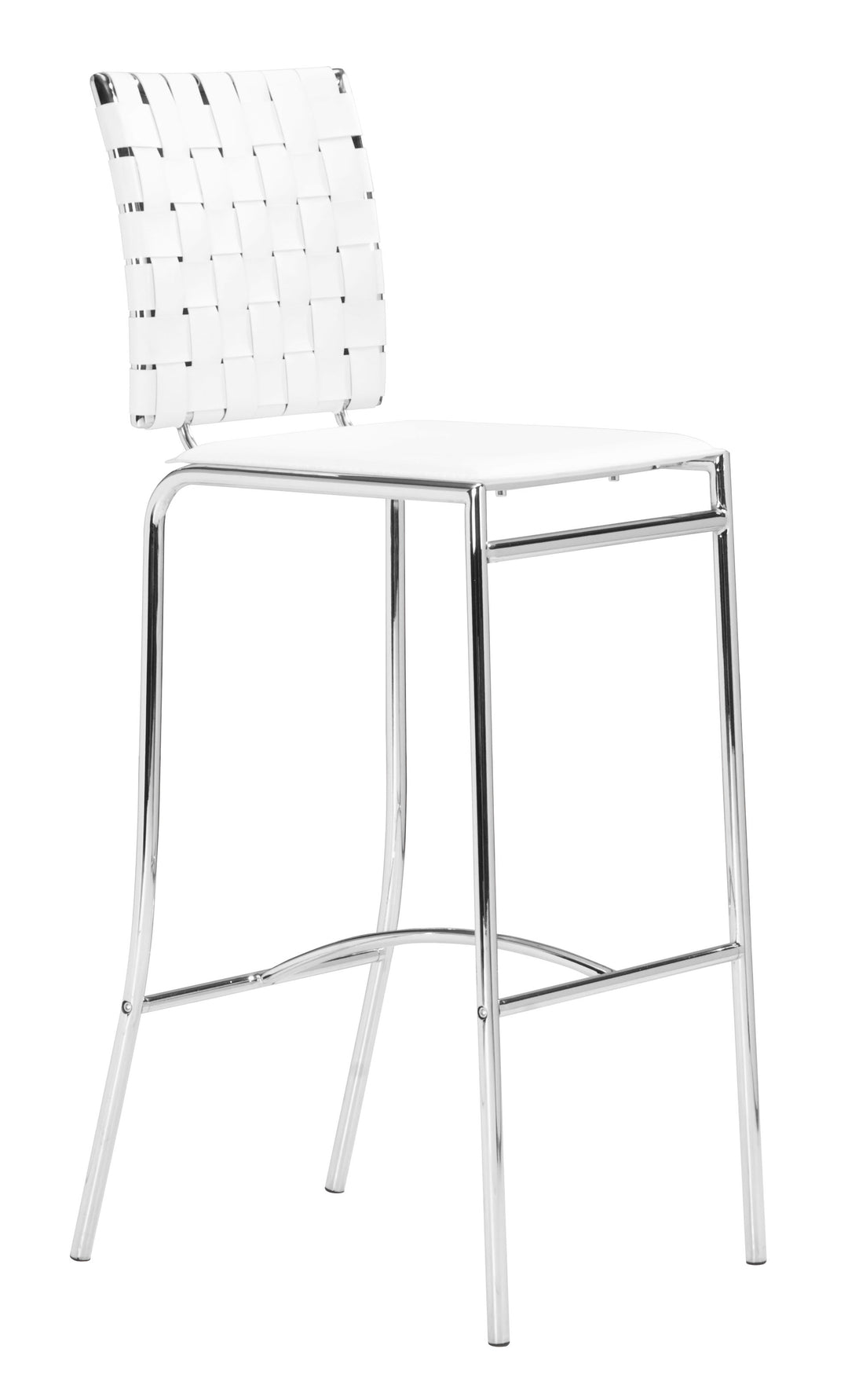 The Criss Cross Barstool (Set of 2) White  Era and Style Inspired Home Decor 1