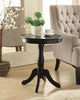 ACME Alger Black Side Table with Traditional Design