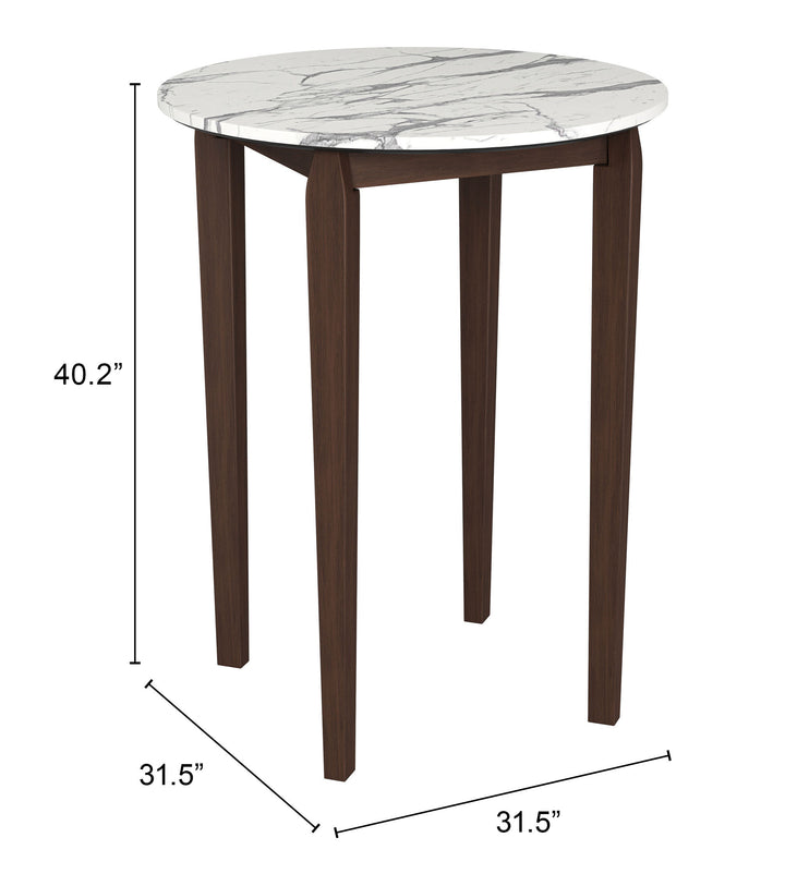 The Vernon Bar Table White  Era and Style Inspired Home Decor 1