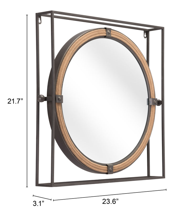 The Capell Mirror Antique Gray  Era and Style Inspired Home Decor 1