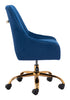 The Madelaine Office Chair Navy Blue & Gold  Era and Style Inspired Home Decor 1