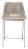 The Magnus Counter Stool (Set of 2) Brown & Silver  Era and Style Inspired Home Decor 1