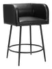 The Horbat Counter Stool (Set of 2) Black  Era and Style Inspired Home Decor 1