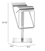 The Dazzer Barstool Silver  Era and Style Inspired Home Decor 1