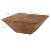 Vintage Style Trapezoidal Coffee Table