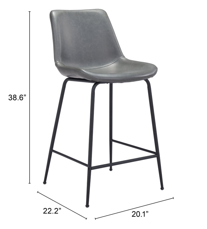 The Byron Counter Stool Gray  Era and Style Inspired Home Decor 1