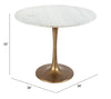 The Fullerton Dining Table White & Gold  Era and Style Inspired Home Decor 1