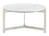 The Barmas Coffee Table White & Silver  Era and Style Inspired Home Decor 1