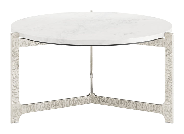 The Barmas Coffee Table White & Silver  Era and Style Inspired Home Decor 1