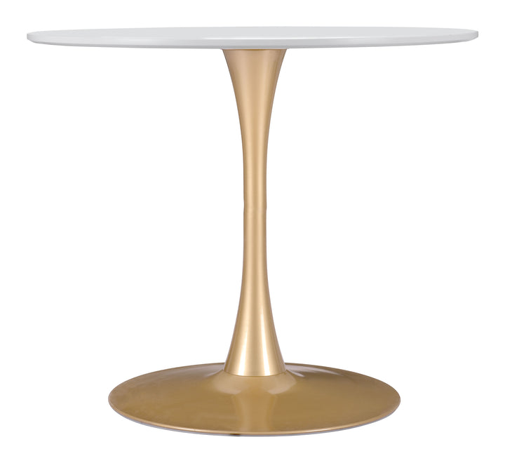 The Opus Dining Table White & Gold  Era and Style Inspired Home Decor 1