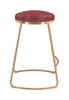 The Bree Counter Stool (Set of 2) Burgundy & Gold  Era and Style Inspired Home Decor 1