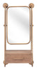 The Peralta Mirror Shelf Brass & Brown  Era and Style Inspired Home Decor 1