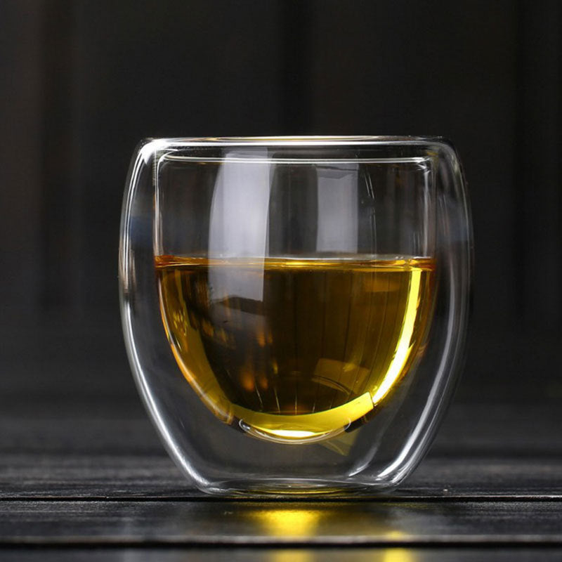 Premium Double Wall Glass Mug