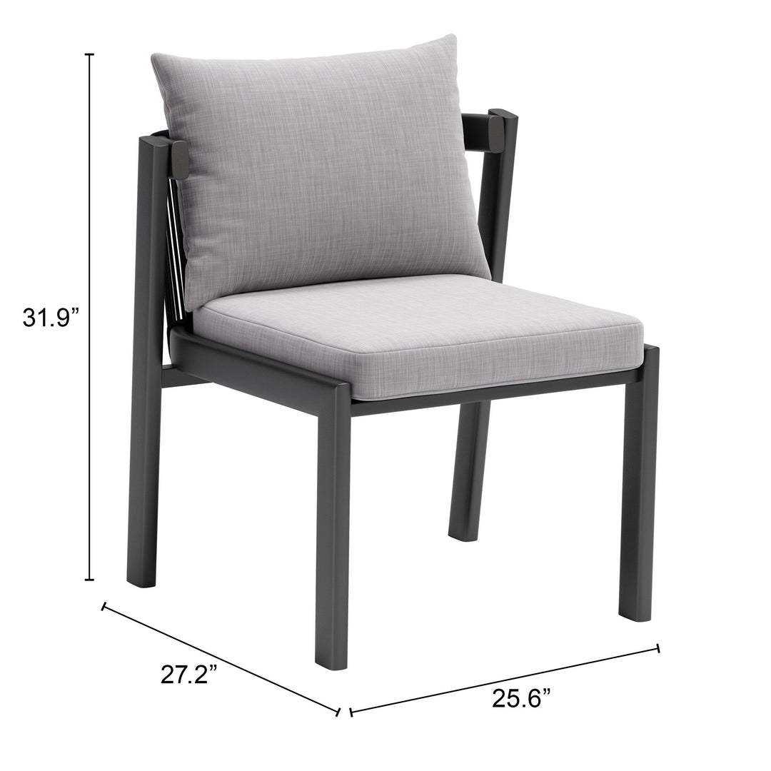 The Horizon Dining Chair (Set of 2) Gray  Era and Style Inspired Home Decor 1