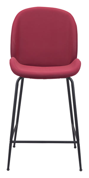 The Miles Counter Stool Red  Era and Style Inspired Home Decor 1