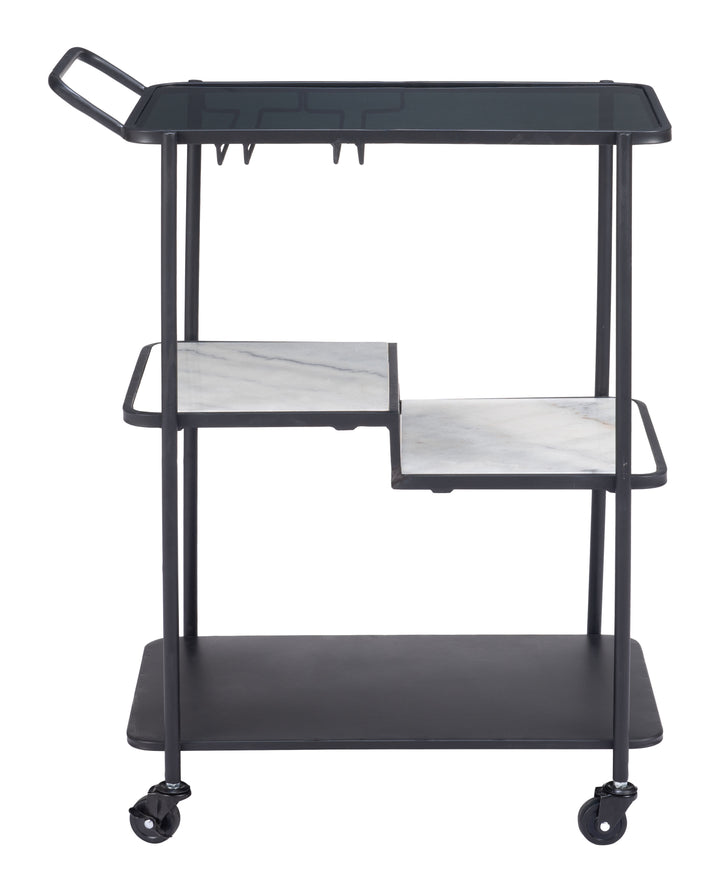 The Constanza Bar Cart Black  Era and Style Inspired Home Decor 1