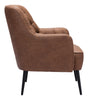 The Tasmania Accent Chair Vintage Brown  Era and Style Inspired Home Decor 1