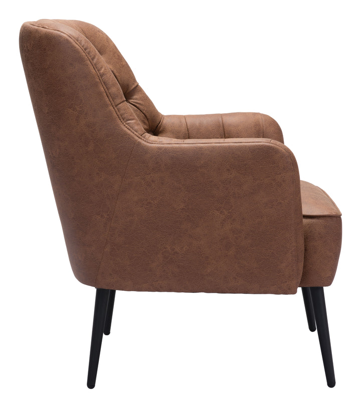 The Tasmania Accent Chair Vintage Brown  Era and Style Inspired Home Decor 1