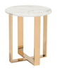 The Atlas End Table White & Gold  Era and Style Inspired Home Decor 1