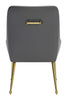 The Maxine Dining Chair Gray & Gold  Era and Style Inspired Home Decor 1