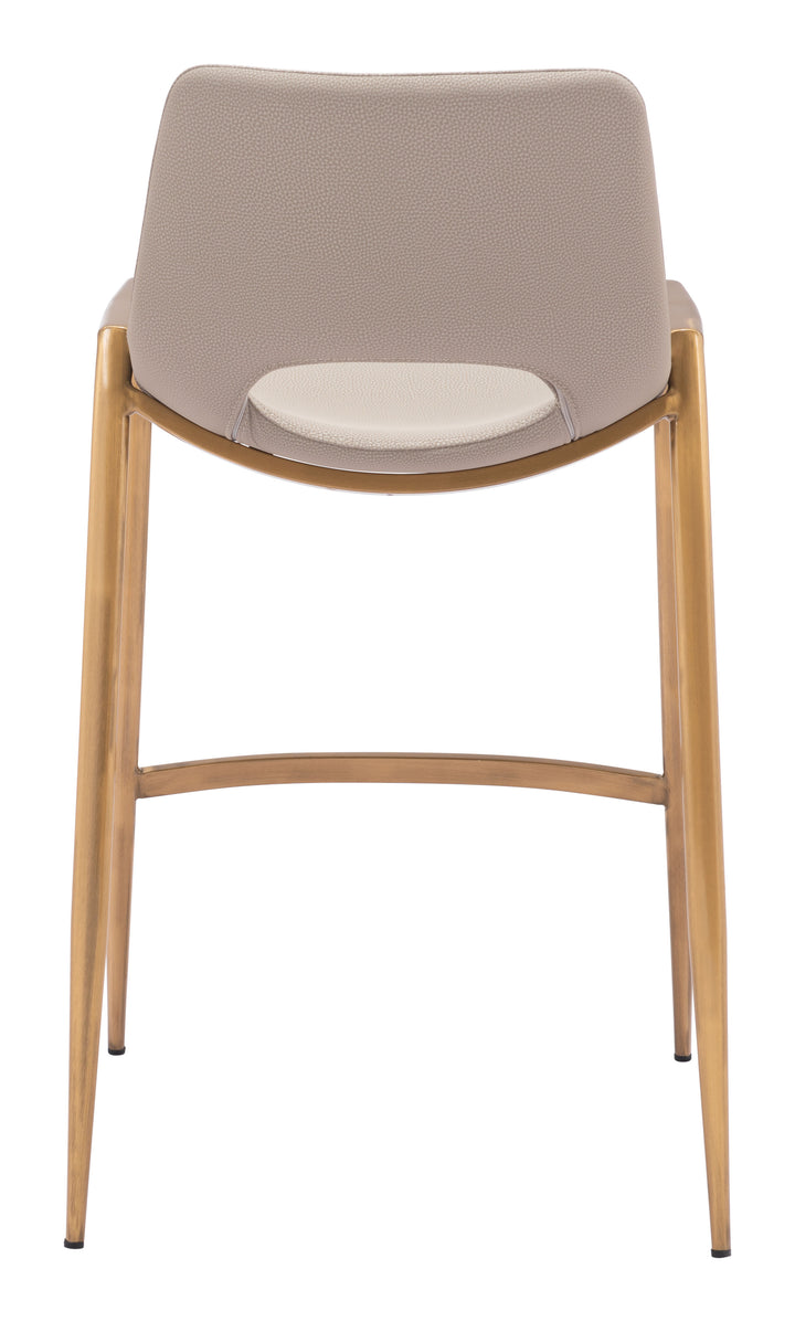 The Desi Counter Stool (Set of 2) Beige & Gold  Era and Style Inspired Home Decor 1