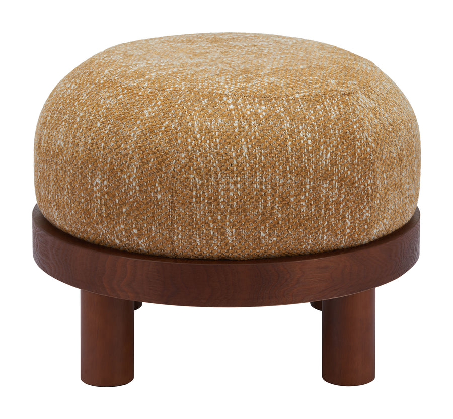 The Gome Ottoman Oat Yellow  Era and Style Inspired Home Decor 1