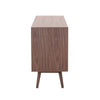 Walnut Modern Sideboard Buffet Cabinet