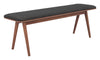 The Kazwali Bench Black & Walnut  Era and Style Inspired Home Decor 1