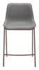 The Magnus Counter Stool (Set of 2) Slate Gray & Walnut  Era and Style Inspired Home Decor 1