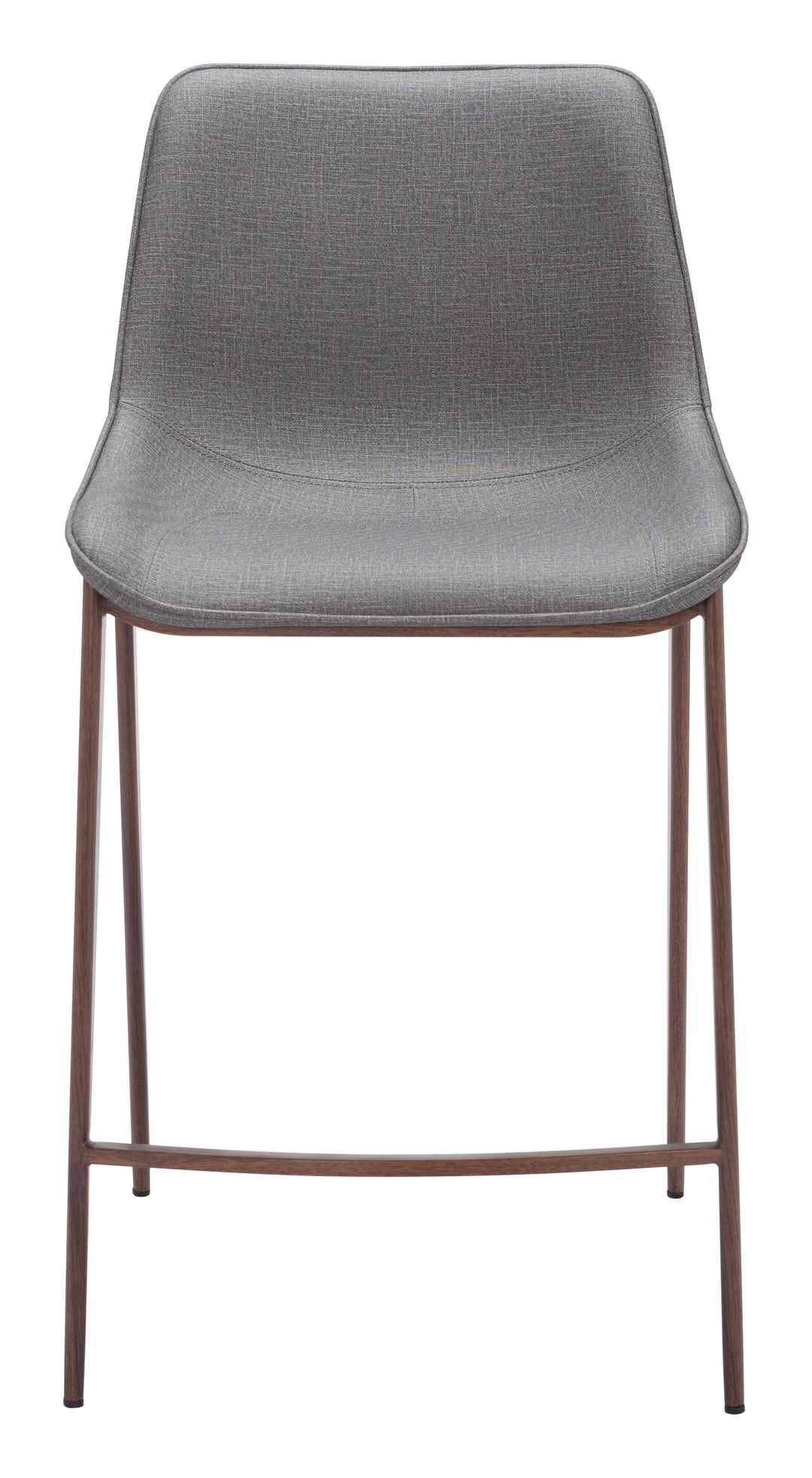 The Magnus Counter Stool (Set of 2) Slate Gray & Walnut  Era and Style Inspired Home Decor 1