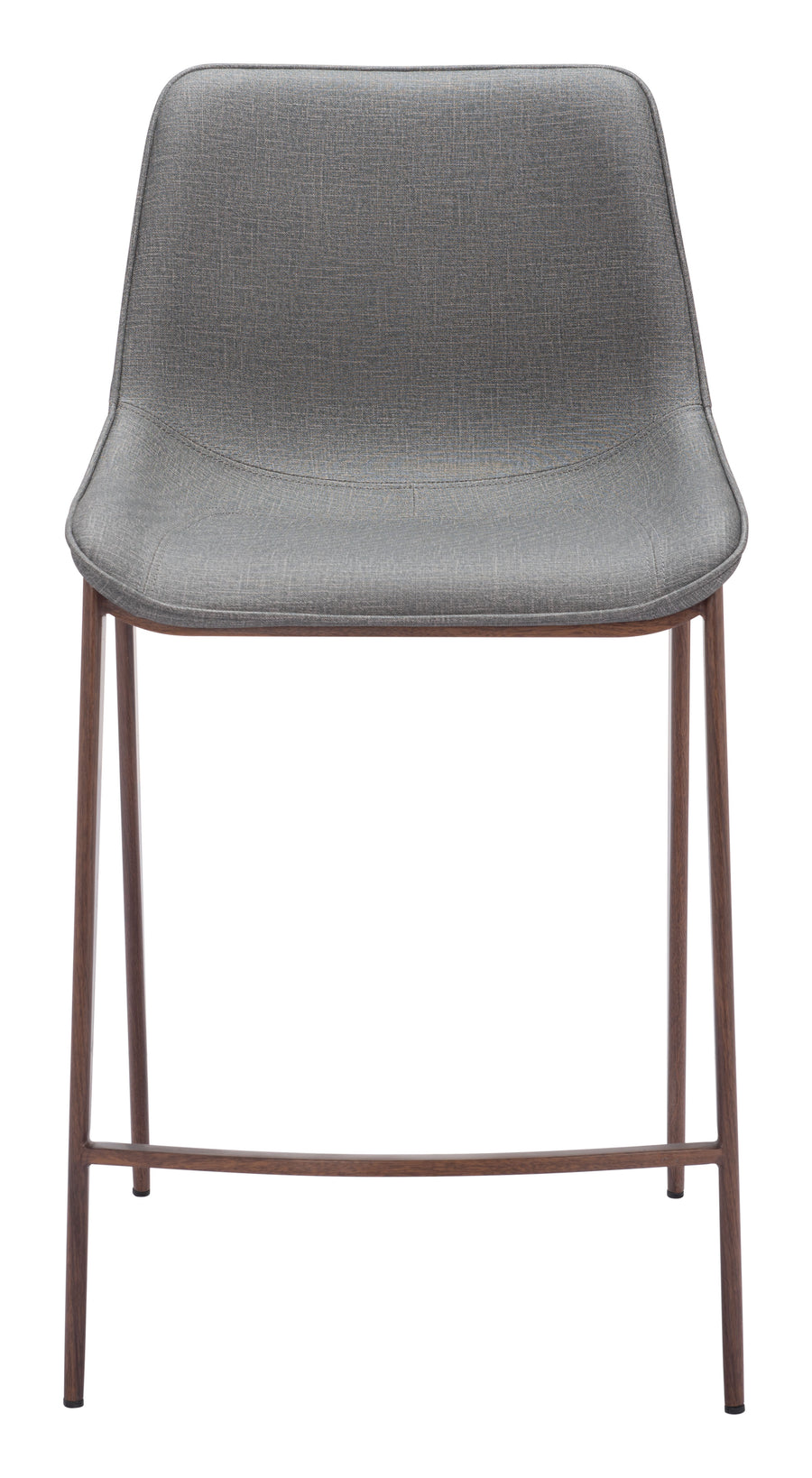 The Magnus Counter Stool (Set of 2) Slate Gray & Walnut  Era and Style Inspired Home Decor 1