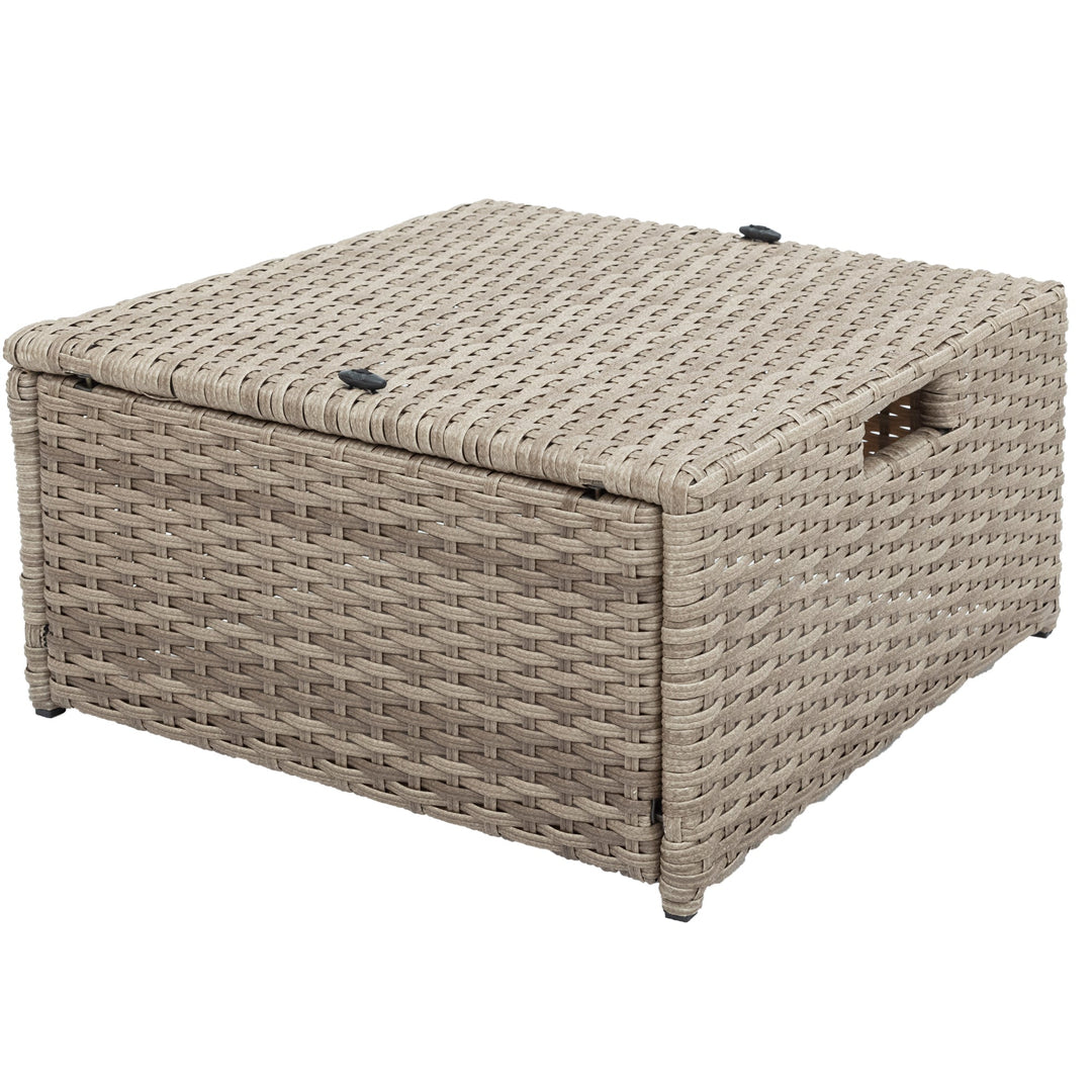 4-Piece Tengbian All Weather Wicker Patio Furniture Set