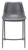 The Magnus Counter Stool (Set of 2) Dark Gray & Black  Era and Style Inspired Home Decor 1