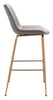 The Tony Barstool Gray & Gold  Era and Style Inspired Home Decor 1