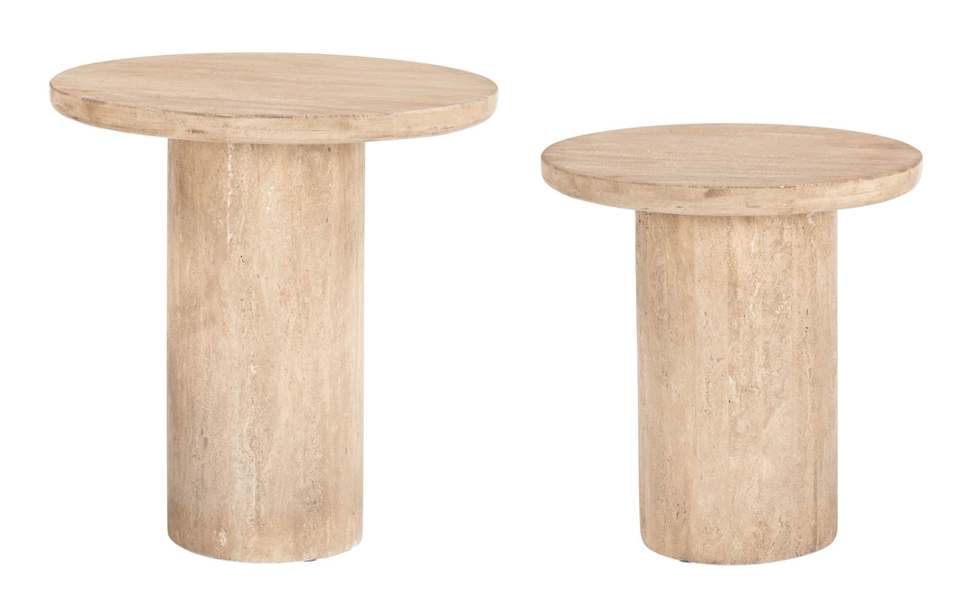 The Fenith Accent Table Set (2-Piece) Natural  Era and Style Inspired Home Decor 1