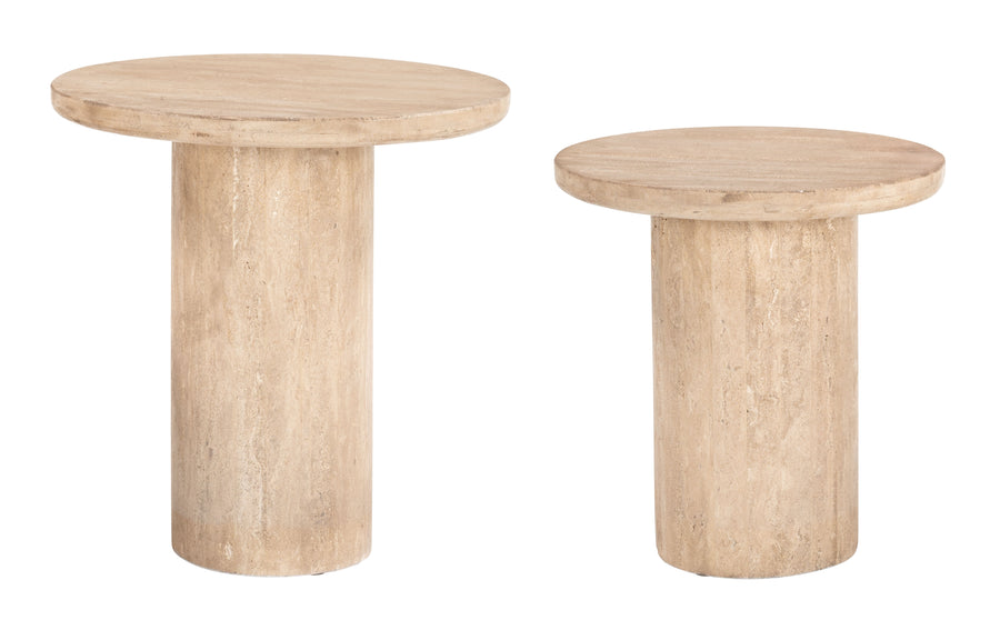 The Fenith Accent Table Set (2-Piece) Natural  Era and Style Inspired Home Decor 1