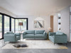 ACME Mesut Light Blue Top Grain Leather Sofa