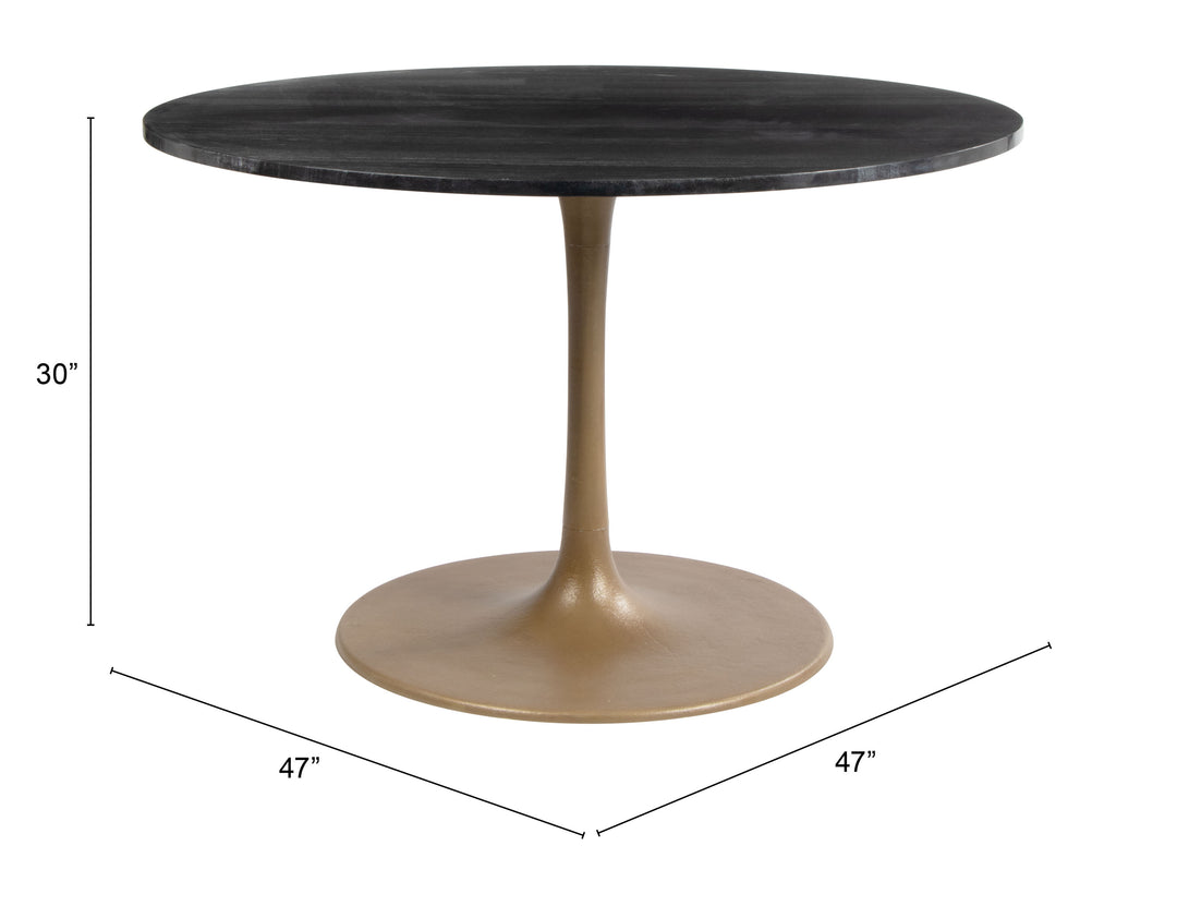 The Taj Dining Table Black & Gold  Era and Style Inspired Home Decor 1