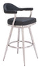 The Vagur Swivel Barstool Black  Era and Style Inspired Home Decor 1