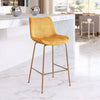 The Tony Counter Stool Yellow & Gold  Era and Style Inspired Home Decor 1