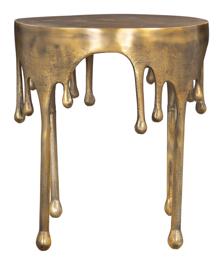 The Drip Side Table Antique Brass  Era and Style Inspired Home Decor 1