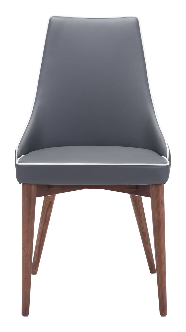 The Moor Dining Chair (Set of 2) Dark Gray